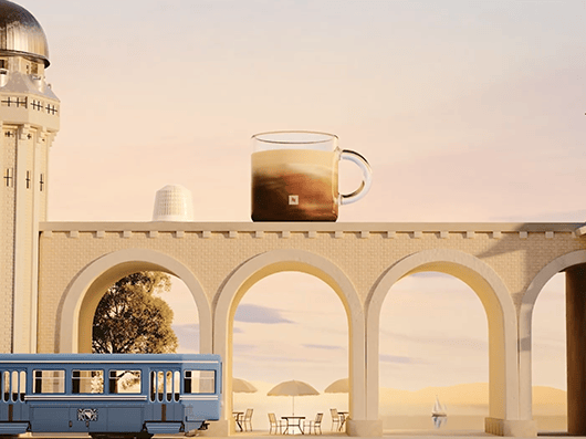 A campaign of great taste with Nespresso Zurich Lungo